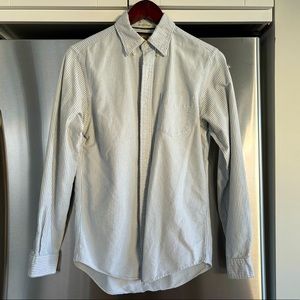 Ralph Lauren Rugby blue stripe button down oxford shirt